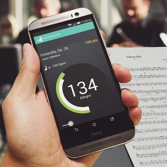 Air Conductor — conduct music with your phone